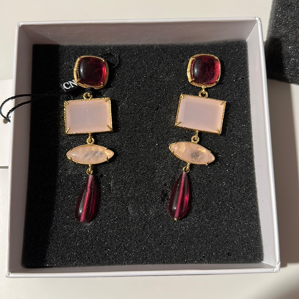 Christie Nicolaides earrings, brand new in box with tags